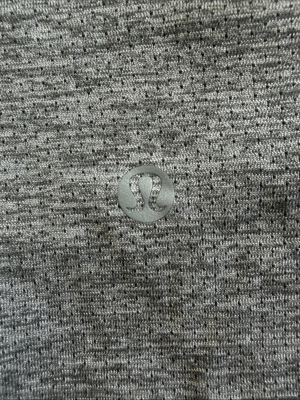 lululemon athletica Heather Gray Crop Top